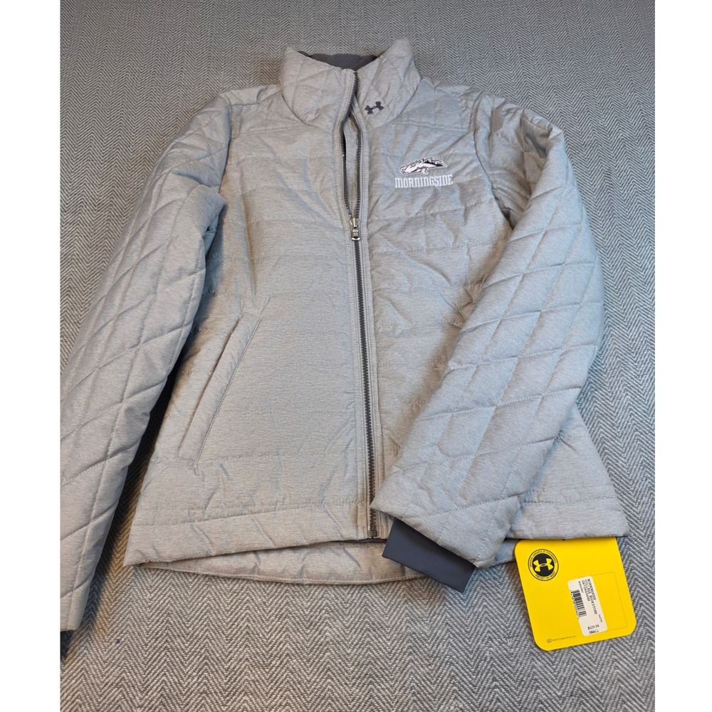Under Armour ColdGear Storm Morningside College Quilted Jacket Gray UW726G949H S